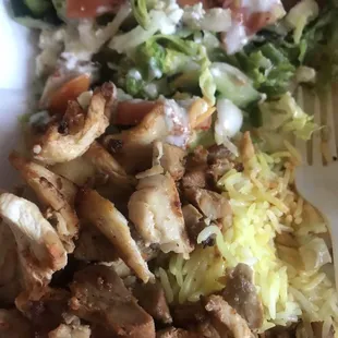 Chicken shwarma plate :)