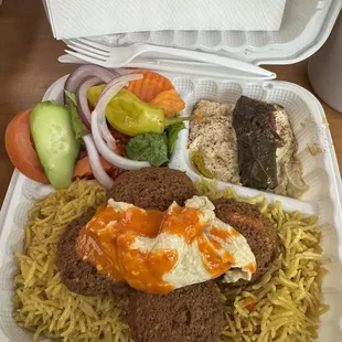 Vegan Falafel Plate