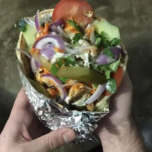 Chicken gyro. All hail.