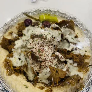 Hummus Shawarma Bowl