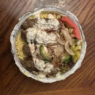 Gyro Rice Bowl & Drink