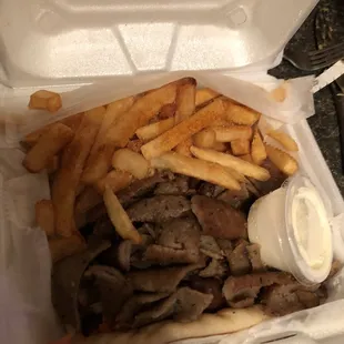 1. Lamb Gyro Sandwich Combo