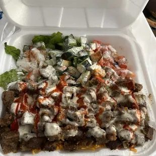 Lamb Gyro Salad Platter