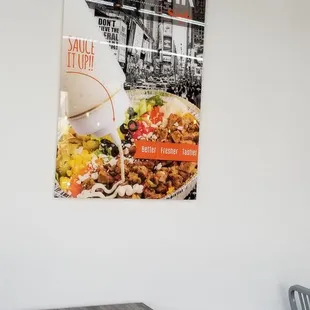 a table and chairs in a restaurant