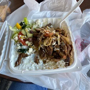 Lamb Shawarma Sandwich Meal