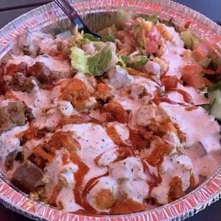 1. Combo Salad Platter (Chicken & Lamb Gyro)