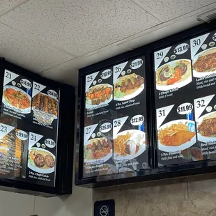 menus and prices