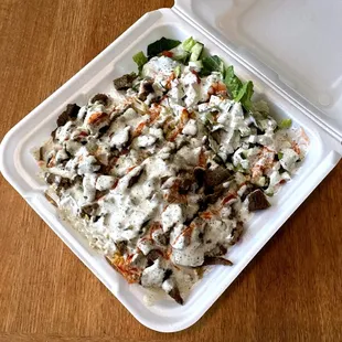 Gyro Rice Platter - Delish!