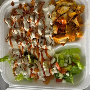Shawerma Chicken rice platter