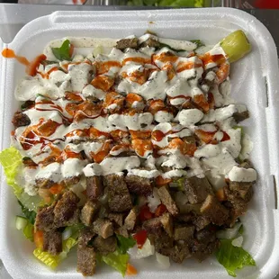 Gyro beef &amp; Lamb salad