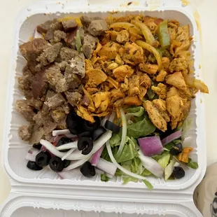 Mix Gyro with Rice
