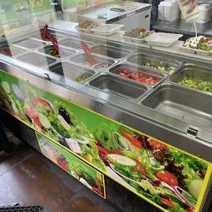 salads, interior