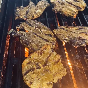 Lamb Chops with Rice