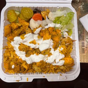 Chicken Gyro with Rice