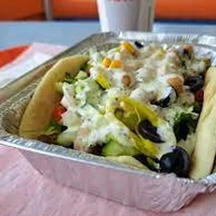 salads, food