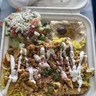 Chicken Shawarma Plate