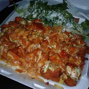 Chicken over rice. 6.50