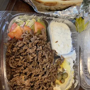 22. Beef Shawarma Plate
