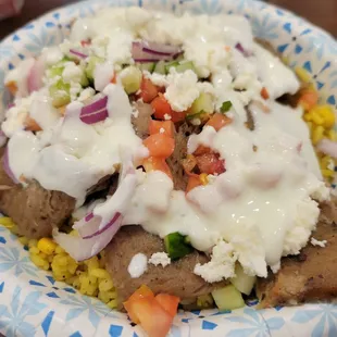 Gyro Bowl with rice