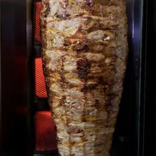 a kebab and french fries