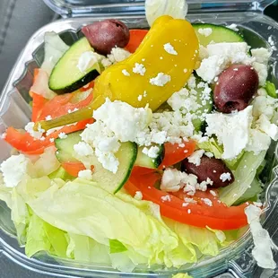 Greek side salad