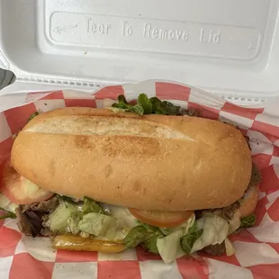 Greek Style Philly Cheesesteak