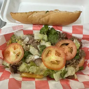 Greek Style Philly Cheesesteak
