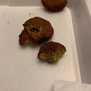 Falafels. Nope.