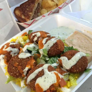 Falafel Over rice