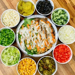 Platter with Toppings