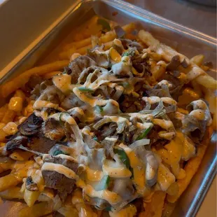 Large Gyro Spicy Fries