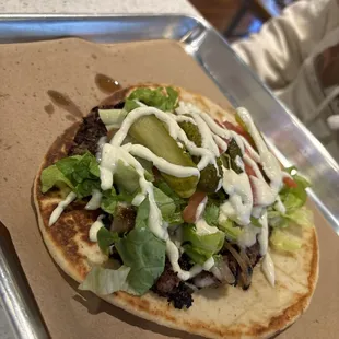 Smash pita delicious