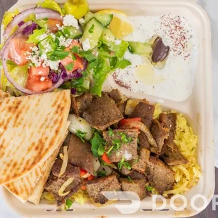 Gyro platter