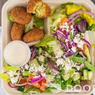 Falafel salads