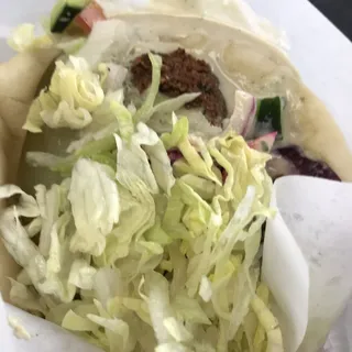 4. Falafel pita Sandwich