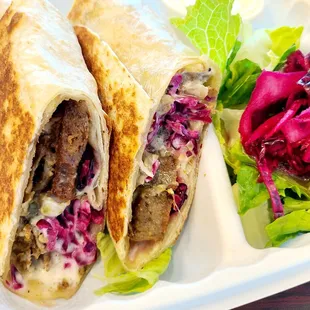 Gyro Sharwarma with garlic sauce