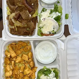 Gyro plate and Chicken Plate