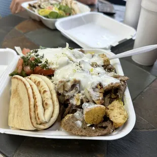 Special plate with mixed grill--I had enough left over for lunch tomorrow!