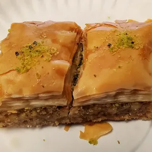 Baklava. 2 pieces for $3