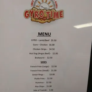 Food Menu
