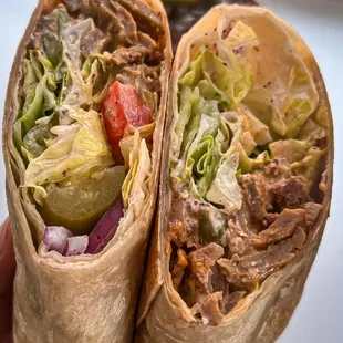 Another Gyro Shawarma Wrap - extra garlic sauce