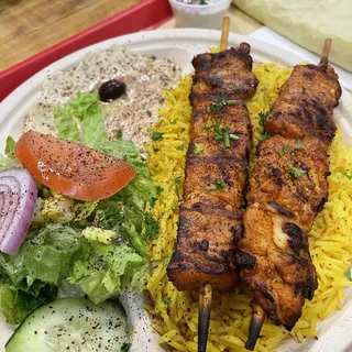 Shish taouk plate