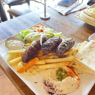 Kofte Kebab Plate