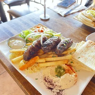 Kofte Kebab Plate