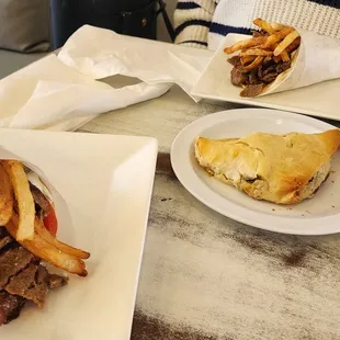 Gyros and Spanakopita