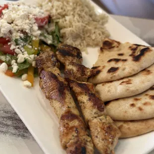 Unwrapped Gyro Platter