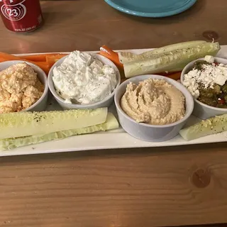 Assortment of dips