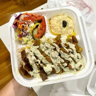 Gyro platter