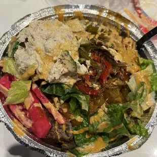 Mixed beef bowl