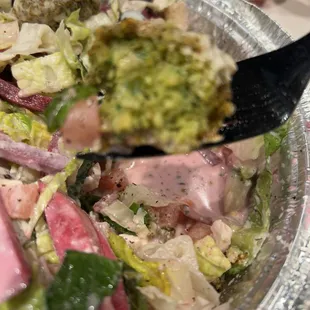 Green falafel